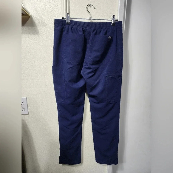 Figs Yola Skinny Scrub Navy Blue Pants Sz XS/ Petite Medical Uniform - Picture 3 of 6